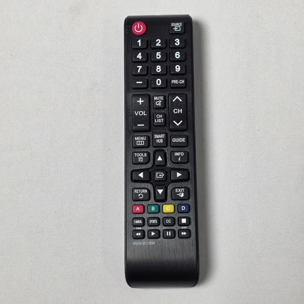 Samsung TV Remote Control BN59-01199F Smart Hub Black Replacement Accessory